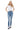 SaltTree Mica Denim Metsovo high rise ankle skinny jeans in medium blue with a clean finish and no distressing.