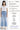 SaltTree Mica Denim light wash super high rise wide leg cropped jeans with patch pockets on a model