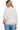 SaltTree Reflex beige fleece crew neck sweatshirt in a relaxed fit worn by a model from the back view