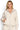SaltTree Reflex beige fleece zip-up hoodie with drawstring hood and kangaroo pockets worn by a smiling model