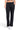 SaltTree Reflex black fleece joggers with an elasticized drawstring waist, side pockets, and a flared leg fit.