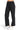 SaltTree Reflex black fleece straight-leg sweatpants with an elastic drawstring waist and side pockets