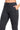SaltTree Reflex charcoal fleece joggers with an elasticized drawstring waist and side pockets on a model