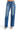 SaltTree Risen Jeans high rise slouchy baggy jeans in dark indigo wash with vertical front seams and raw hem