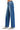 SaltTree Risen Jeans high rise slouchy baggy jeans in dark indigo wash with vertical front seam and raw hem