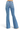 SaltTree Risen Jeans high-rise flare denim with 33-inch inseam, shown from the back in a medium indigo wash.