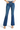 SaltTree Risen Jeans high-rise flare denim in deep indigo with tummy control panel and 33-inch extra long inseam.