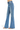SaltTree Risen Jeans high-rise flare denim with tummy control in a medium blue wash, featuring a 33-inch long inseam.
