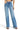 SaltTree Risen Jeans medium wash high rise straight leg jeans with tummy control and frayed raw hem on a model