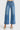 SaltTree Risen Jeans mid-rise wide-leg cropped denim with pintuck front detail in a classic blue wash
