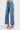 SaltTree Risen Jeans mid-rise wide leg cropped denim with pintuck front detail in a classic blue wash