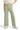 SaltTree sage green high rise wide leg crop pants in soft stretch twill with a raw hem worn with a white top