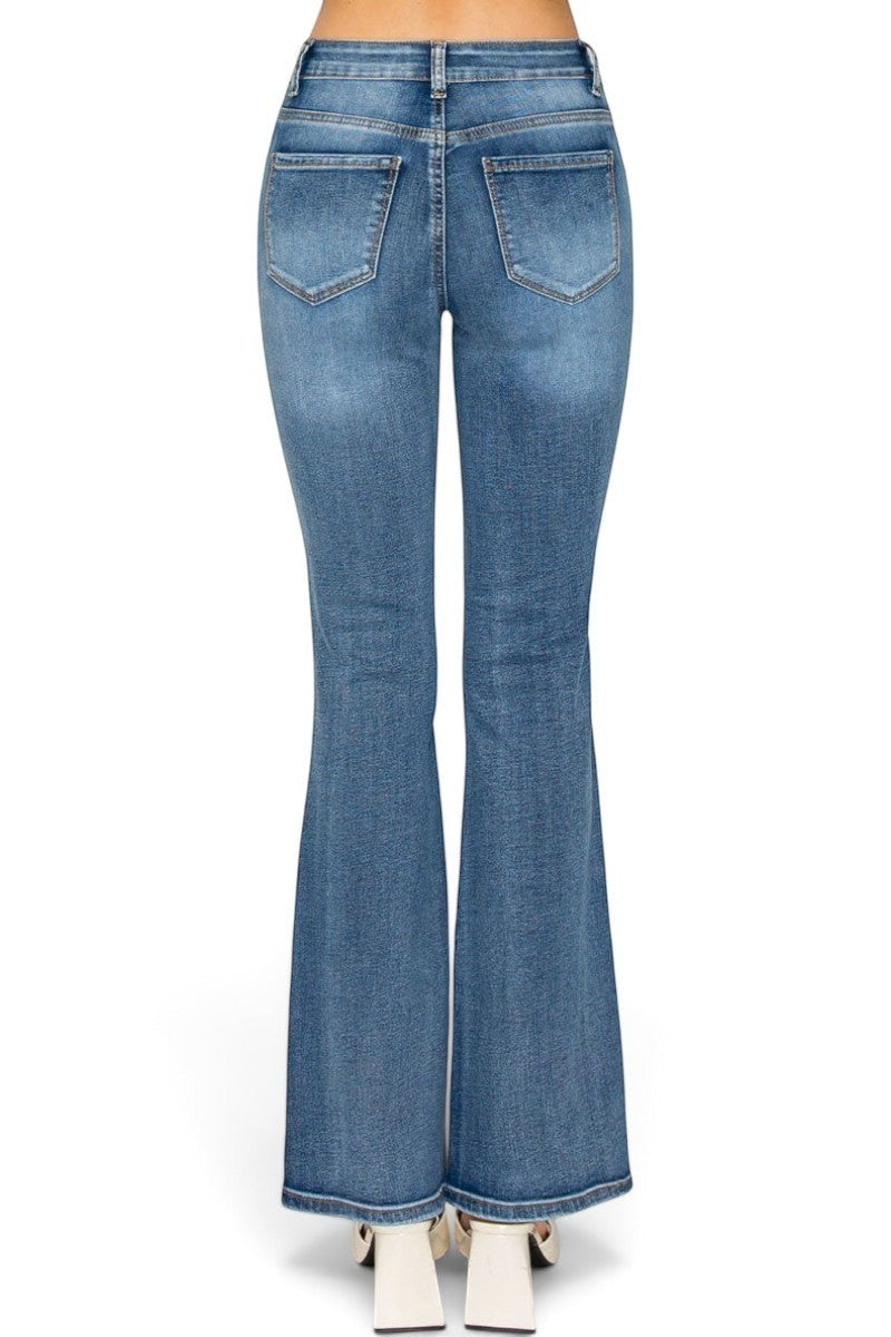Wax Jean - Potassium Wash Bootcut Jeans - 90414 – SaltTree