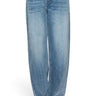 SaltTree Wax Jean medium blue sand wash balloon wide leg jeans with a structured denim fit and classic 5-pocket style.