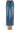 SaltTree Wax Jean mid-rise wide leg jeans in medium blue snow wash denim with a classic five-pocket design.