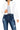 SaltTree Wax Jean white cropped denim jacket with button-front closure worn over a grey top