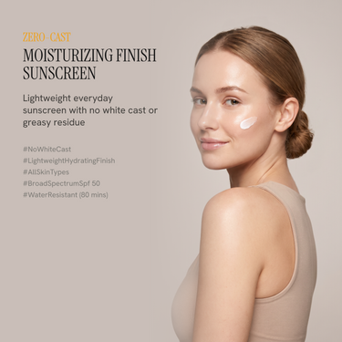 Lightweight everyday sunscreen with no white cast or greasy residue