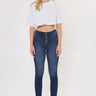 Kancan - Candice High-Rise Curvy Super Skinny Jeans in Stretch Denim (30" Inseam) - KC7114ST-SaltTree