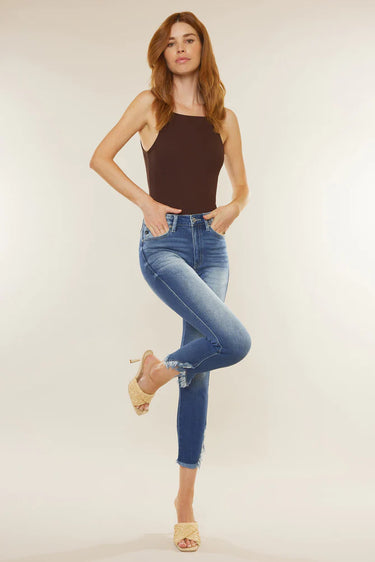 Kancan - Geneva High Rise Ankle Skinny Jeans (27" Inseam)- KC9167QM - Final Sale-SaltTree