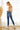 Kancan - Women's High Rise Distressed Cuffed Ankle Skinny Jeans - KC7299-SaltTree