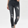 Kancan - Women's Mid Rise Ankle Length Skinny Jeans - KC7299-SaltTree