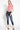Kancan - Women's Mid Rise Distressed Ankle Skinny Jeans - kc7274-SaltTree