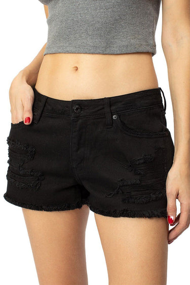 Kancan - Women's Mid Rise Shorts - kc8377 ST-SaltTree